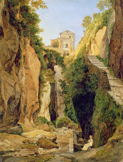 Ravine at Sorrento by Heinrich Reinhold